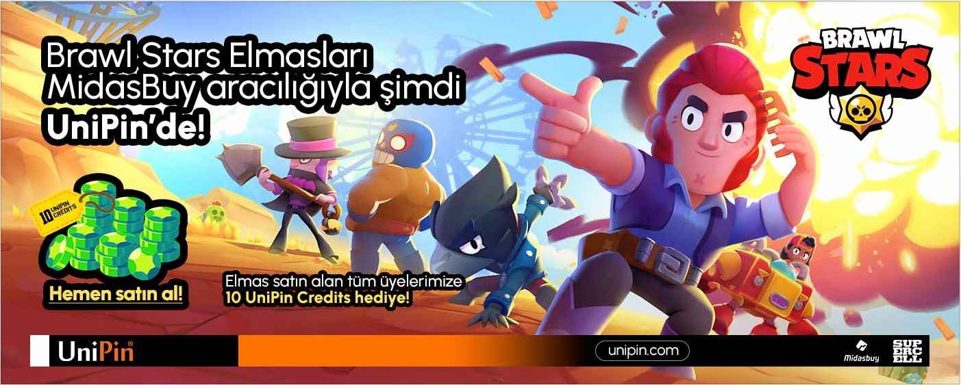 Brawl Stars heyecanı artık MidasBuy aracılığıyla UniPin'de! 
